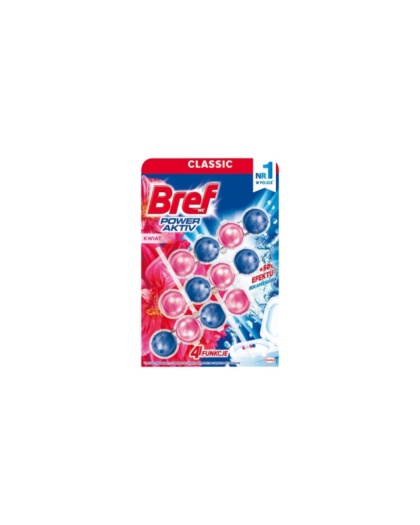 Bref kostka do WC Power Aktiv 3x50g Kwiatowy