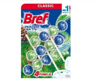 Bref kostka do WC Power Aktiv 3x50g Leśny