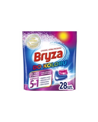Bryza kapsułki do prania 5w1 28szt. Kolor