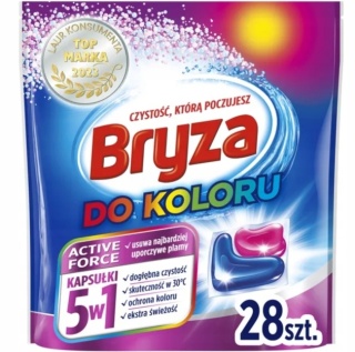 Bryza kapsułki do prania 5w1 28szt. Kolor