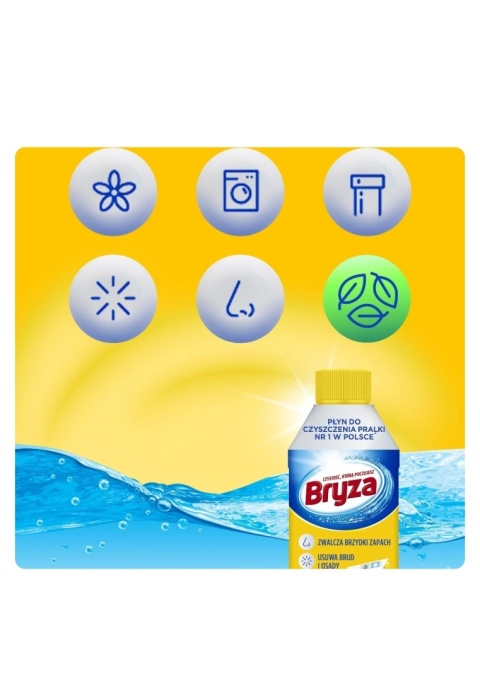 Bryza płyn do czyszczenia pralki 250ml Lemon