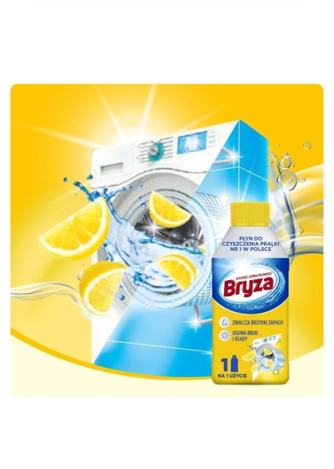 Bryza płyn do czyszczenia pralki 250ml Lemon