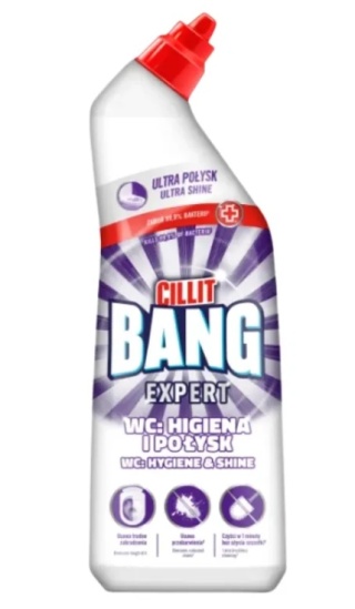 Cillit Bang WC żel 750ml Higiena i Połysk