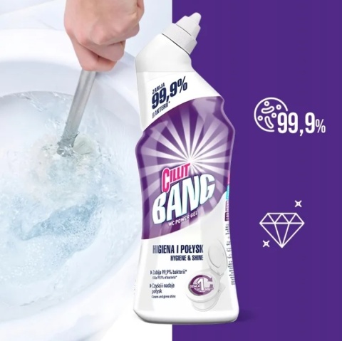 Cillit Bang WC żel 750ml Higiena i Połysk
