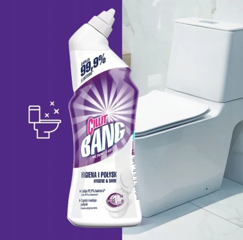 Cillit Bang WC żel 750ml Higiena i Połysk