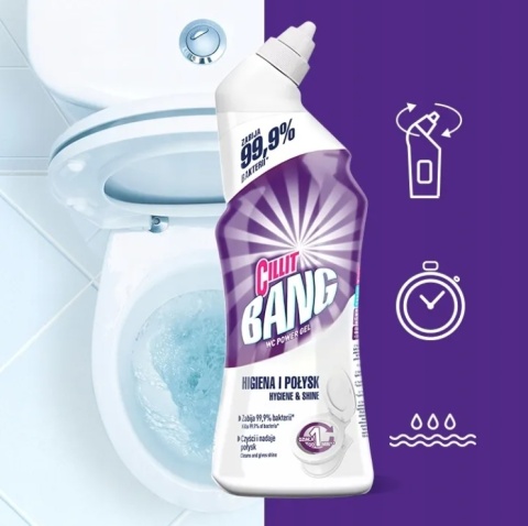 Cillit Bang WC żel 750ml Higiena i Połysk