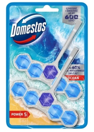 Domestos kostka do WC Power 5 2x50g Ocean