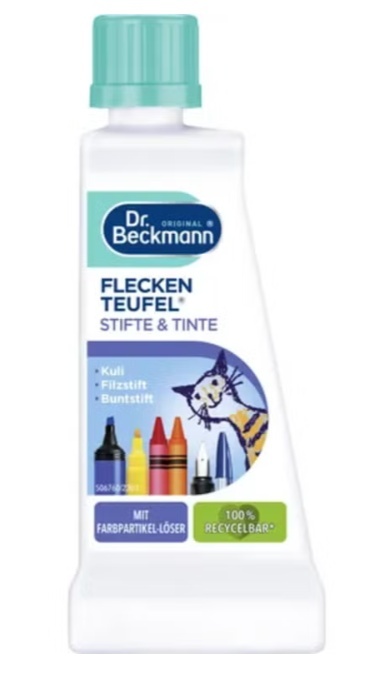 Dr. Beckmann odplamiacz precyzyjny 50ml Długopis i Tusz