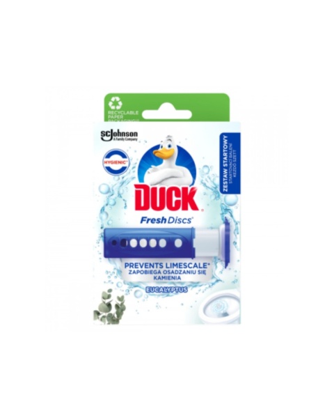 Duck WC krążek żelowy aplikator+zapas 36ml Eukaliptus