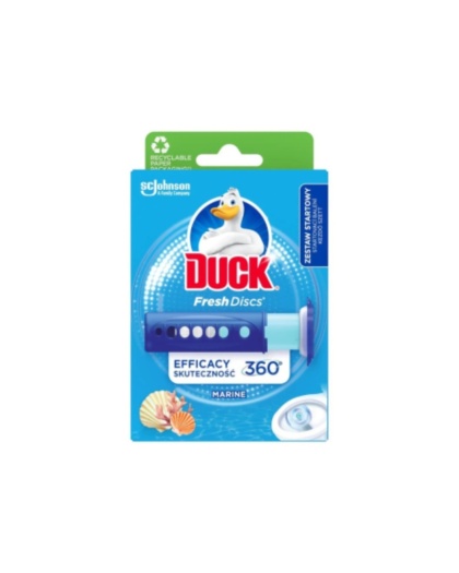 Duck WC krążek żelowy aplikator+zapas 36ml Marine