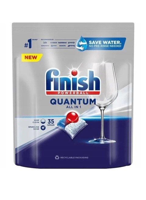 Finish kapsułki do zmywarki Quantum All-in-1 35szt. Fresh