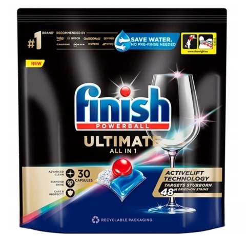 Finish kapsułki do zmywarki Ultimate All-in-1 30szt. Fresh