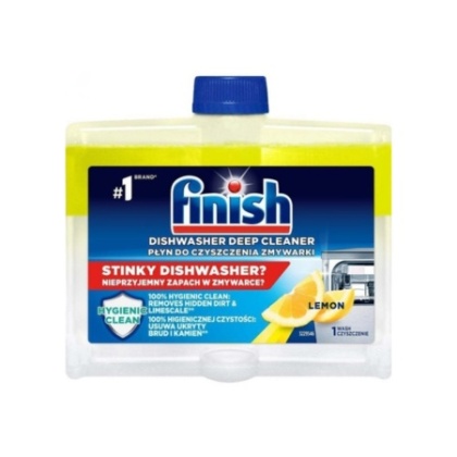 Finish płyn do czyszczenia zmywarek 250ml Lemon