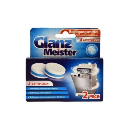 GlanzMeister czyścik do zmywarki w tabletkach 2szt.