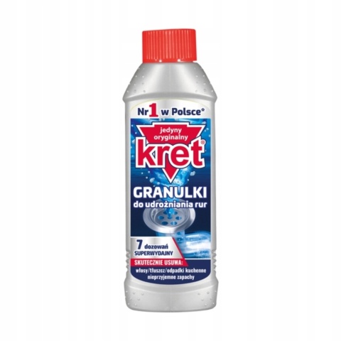 Kret udrażniacz do rur granulki 280g