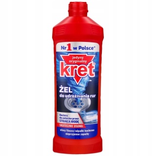 Kret udrażniacz do rur żel 1kg