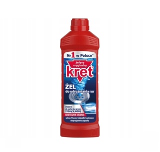 Kret udrażniacz do rur żel 500g