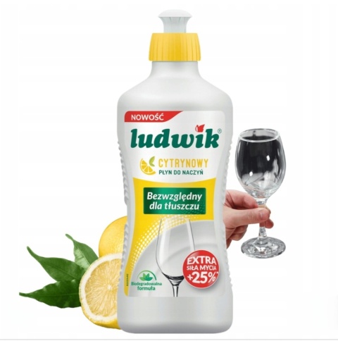 Ludwik płyn do mycia naczyń 450g Cytryna
