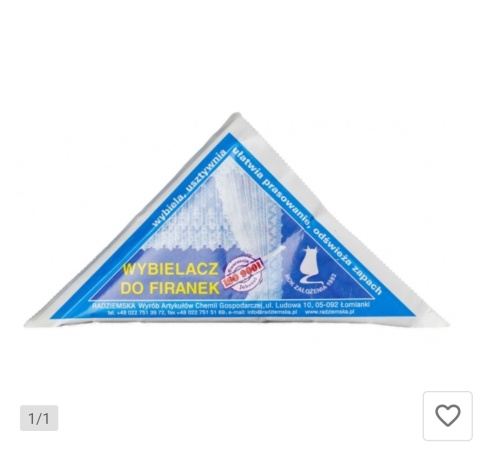 Radziemska wybielacz do firan 30g