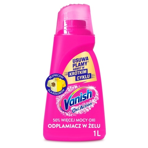 Vanish odplamiacz żel 1L Pink