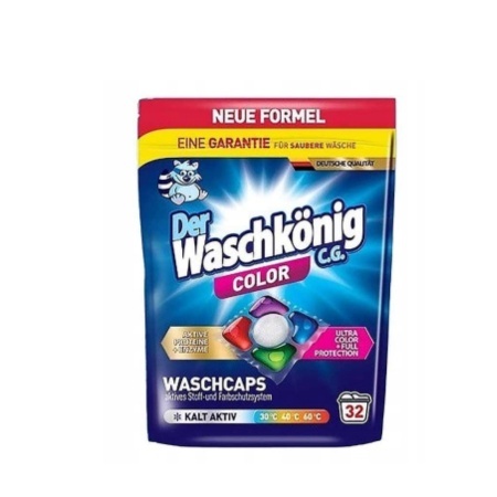 Waschkonig kapsułki do prania 32szt. Color