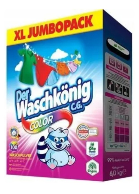 Waschkoning proszek 6kg (100P) Color