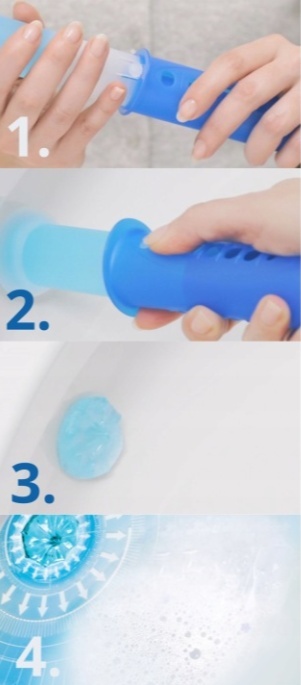 Duck WC krążek żelowy aplikator+zapas 36ml Marine